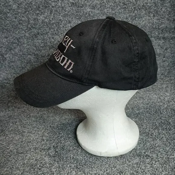 Harley Davidson Fitted Hat Cap Mens L XL Black Spellout Bar Shield - Picture 3 of 7
